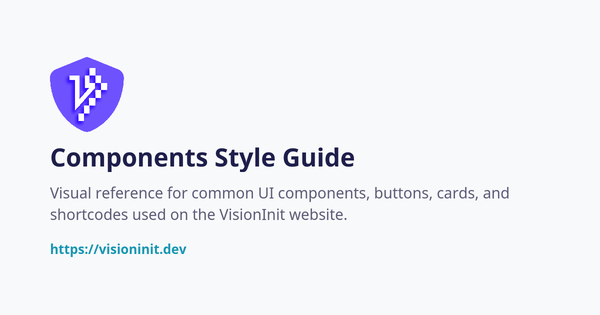 Components Style Guide