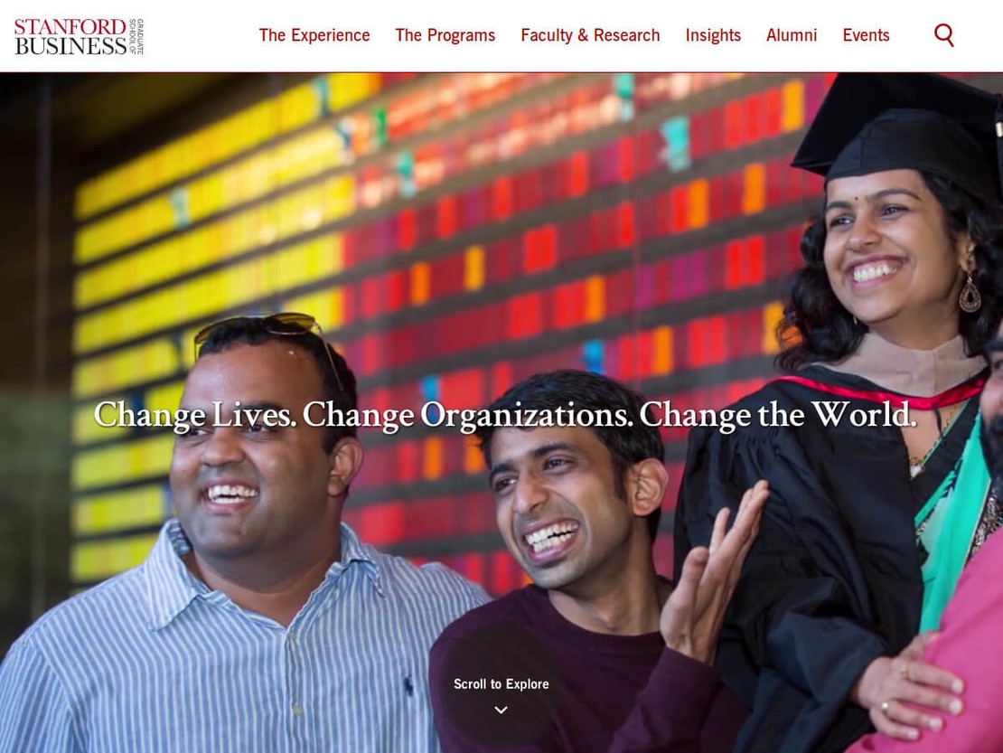 Stanford Graduate School of Business - Web Development & Security